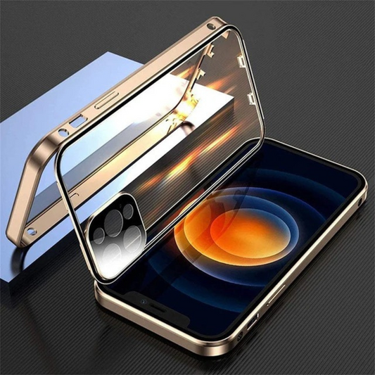 Privacy iPhone Magnetic Glass Phone Case With 360° Protection  (Buy 1 Get 1)